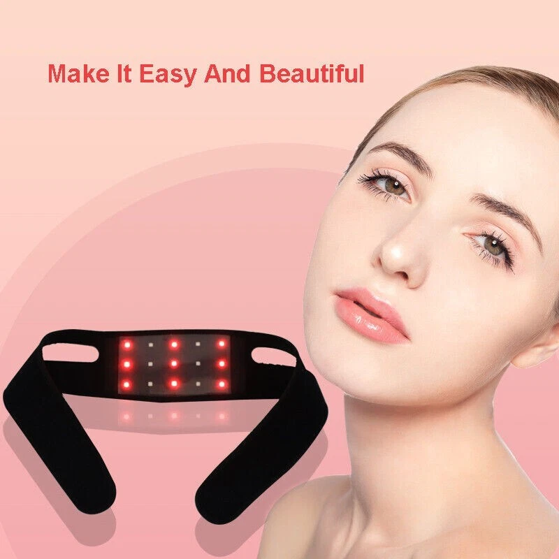 LED Infrared Face Lift Belt – Chin Slimming & Jawline Shaping
