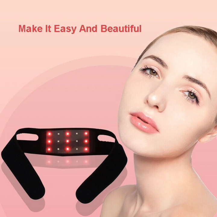 LED Infrared Face Lift Belt – Chin Slimming & Jawline Shaping